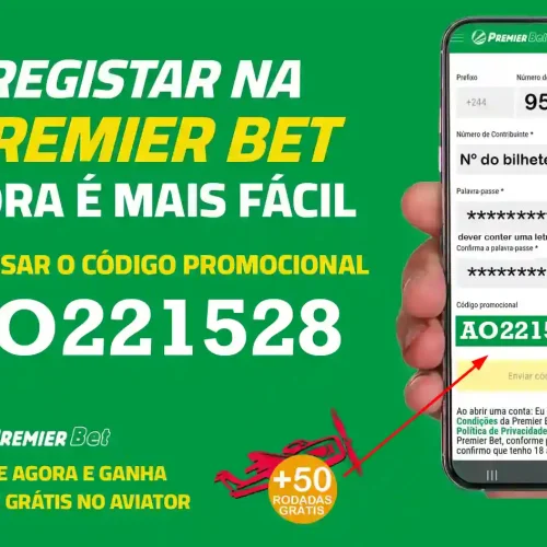 Melhor Código Promocional da Premier Bet: AO221528 – Ganhe 200% de Bônus + 50 Rodadas Grátis!